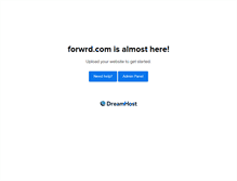 Tablet Screenshot of forwrd.com